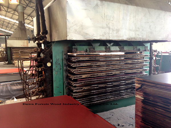melamine plywood hot press equipment 001